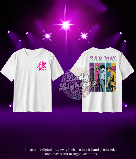Saja Boys Tee Front & Back / K Pop Demon Hunters