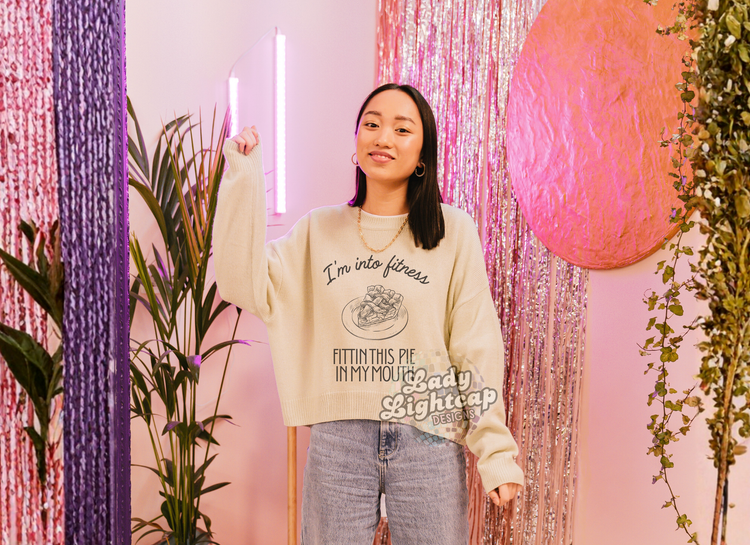 Fittin This Pie in My Mouth Crewneck / Thanksgiving Shirt / Thanksgiving Sweatshirt / Turkey Day Tee (Copy)