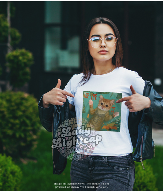 Life of a Cat Showgirl TShirt / Life of a / Showgirl Merch / Swift Tee / Swift Tshirt